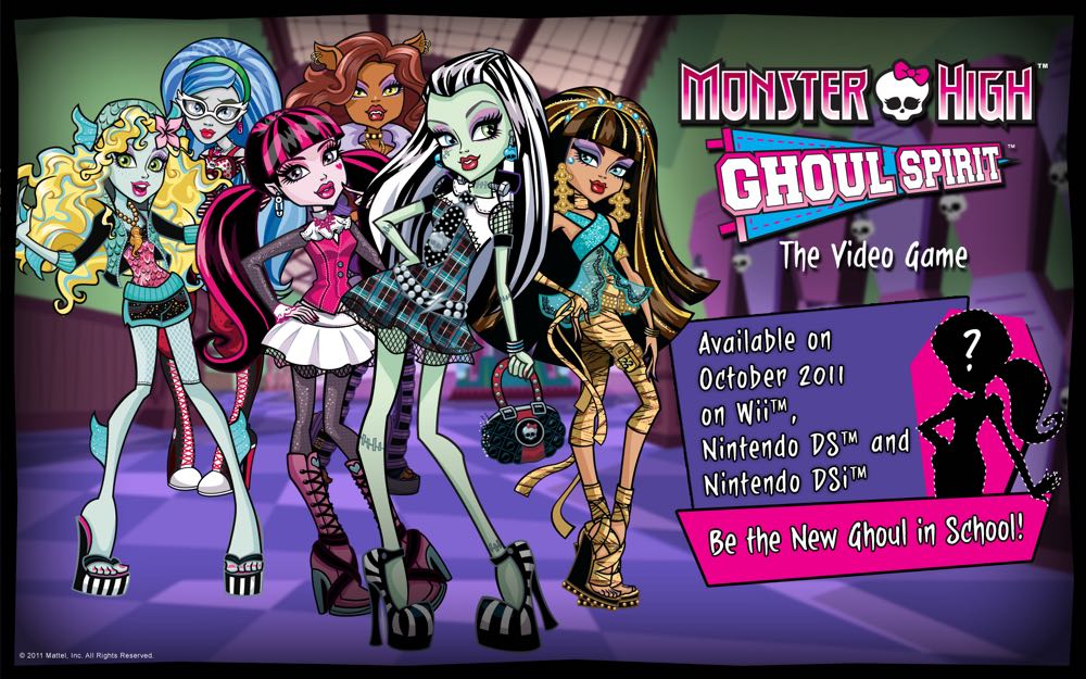 Monster High Ghoul Spirit - Nintendo DSi (THQ - 1) video game collectible [Barcode 785138365176] - Main Image 3