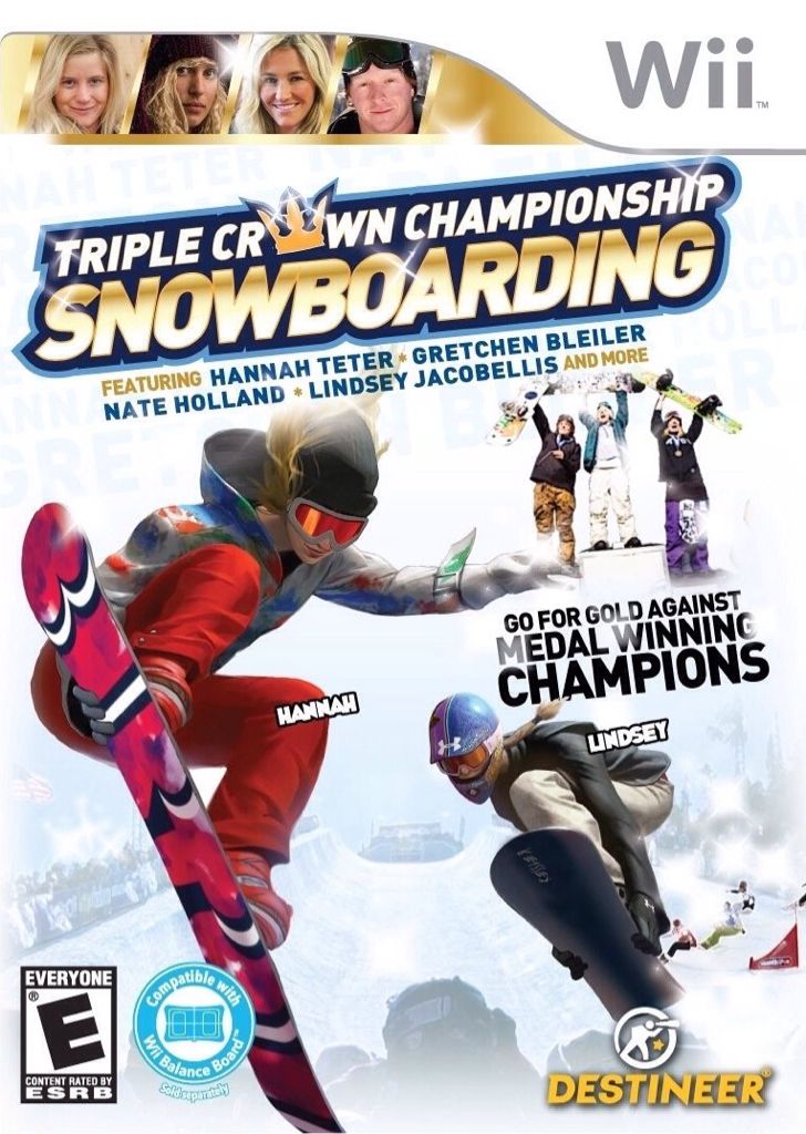 Triple Crown Championship Snowboarding - Nintendo Wii video game collectible - Main Image 1