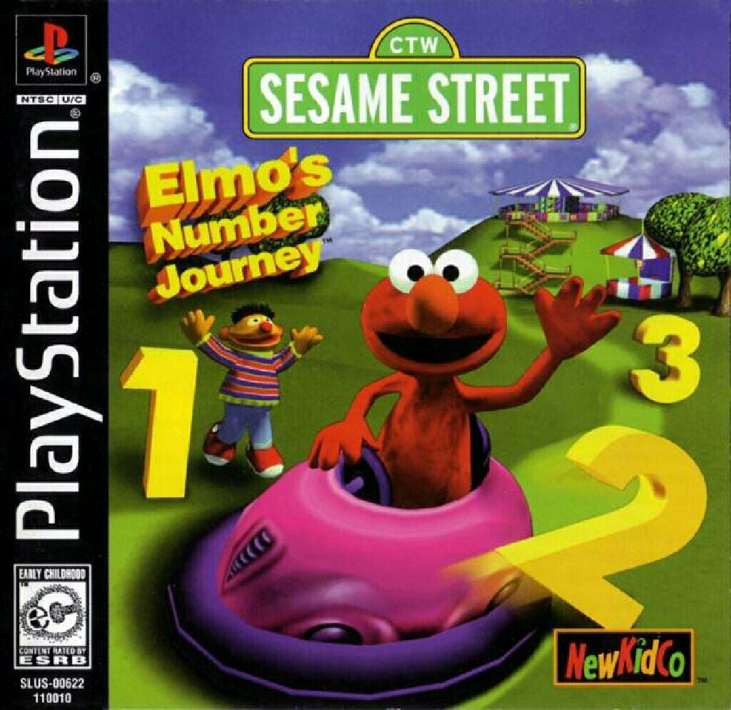 Sesame Street: Elmo’s Number Journey - Sony PlayStation (New Kid Co. - 2) video game collectible - Main Image 1