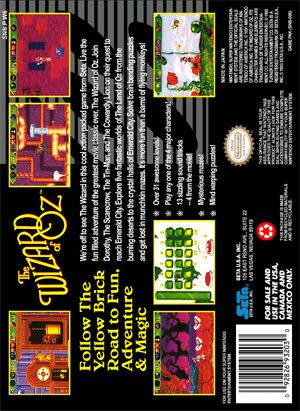 The Wizard Of Oz - Nintendo Super Nintendo Entertainment System (SNES) video game collectible - Main Image 2