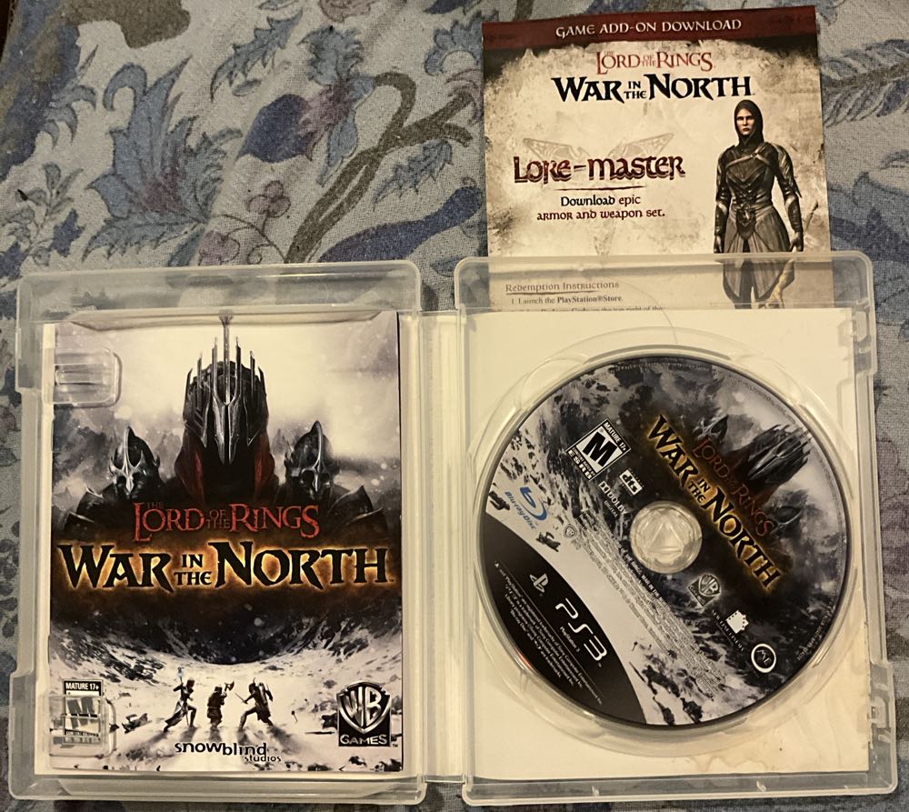 Lord Of The Rings: War In The North - Sony PlayStation 3 (PS3) (Warner Bros. Interactive Entertainment - 1-3) video game collectible [Barcode 883929221431] - Main Image 3