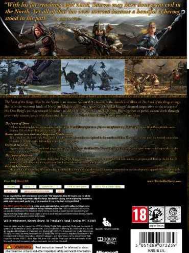 The Lord Of The Rings: War In The North - Microsoft Xbox 360 (Warner Bros. Interactive - 1-2) video game collectible - Main Image 2