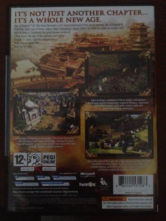 Age of Empires III: The WarChiefs - Microsoft Xbox 360 (MGS - 1) video game collectible [Barcode 882224531283] - Main Image 2
