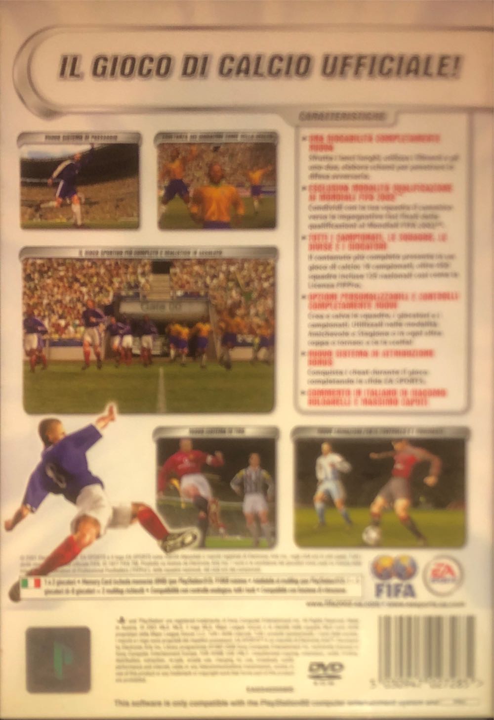 FIFA Football 2002 - Sony PlayStation 2 (PS2) (EA Sport - 1-2) video game collectible [Barcode 5030947027285] - Main Image 2