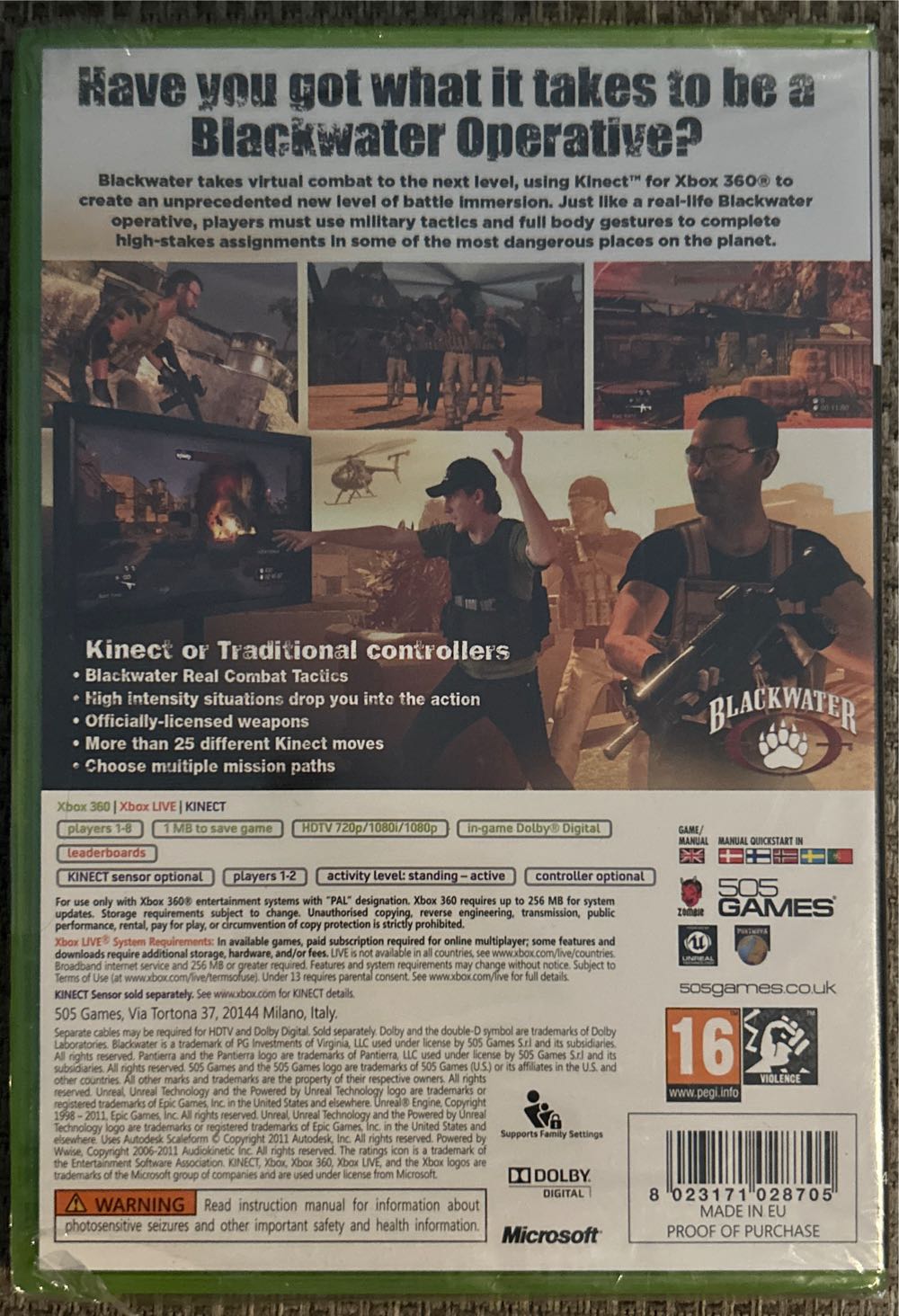 Blackwater - Microsoft Xbox 360 (1-2) video game collectible [Barcode 8023171028705] - Main Image 2