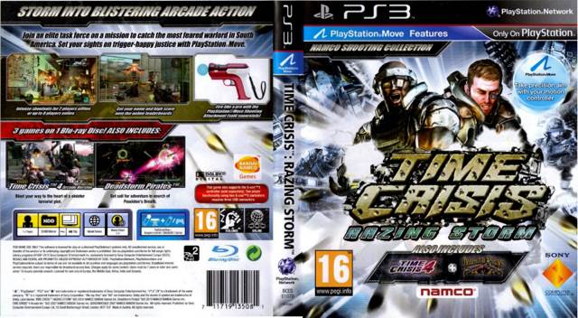 Time Crisis : Razing Storm - Sony PlayStation 3 (PS3) (Namco Bandai - 2) video game collectible [Barcode 711719135685] - Main Image 2