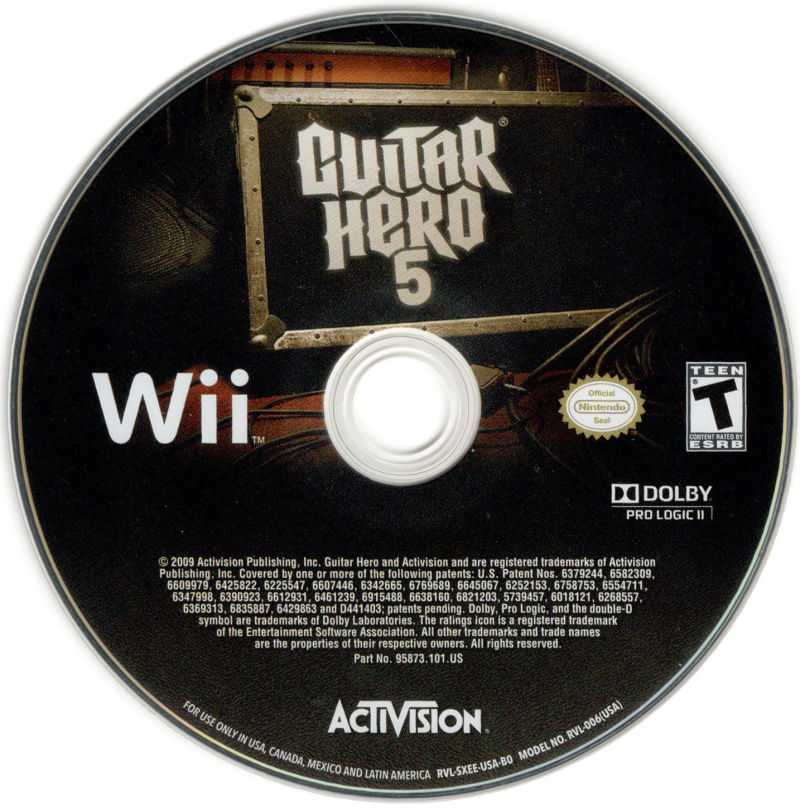 Guitar Hero 5 - Nintendo Wii (Activision - 4) video game collectible [Barcode 047875958913] - Main Image 3