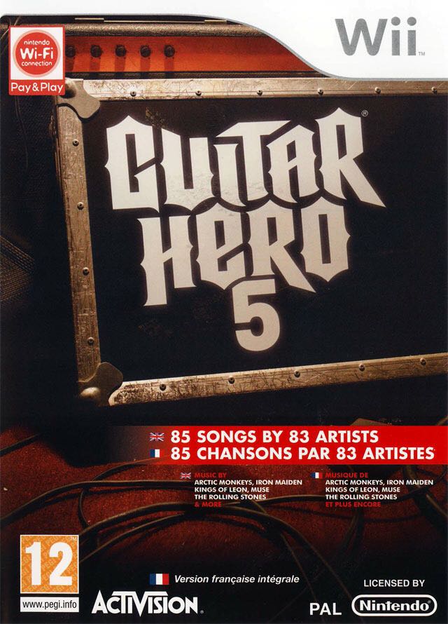 Guitar Hero 5 - Nintendo Wii video game collectible - Main Image 1