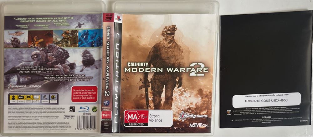 Call Of Duty: Modern Warfare 2 - Sony PlayStation 3 (PS3) (Activision - 1) video game collectible [Barcode 5030917070969] - Main Image 4