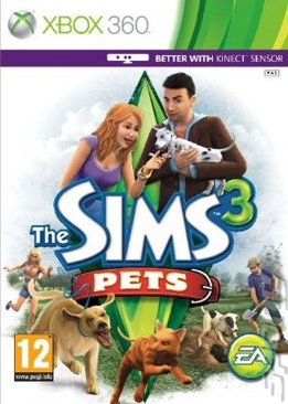 The Sims 3: Pets - Microsoft Xbox 360 (Electronic Arts/EA Games - 2) video game collectible [Barcode 014633196207] - Main Image 1