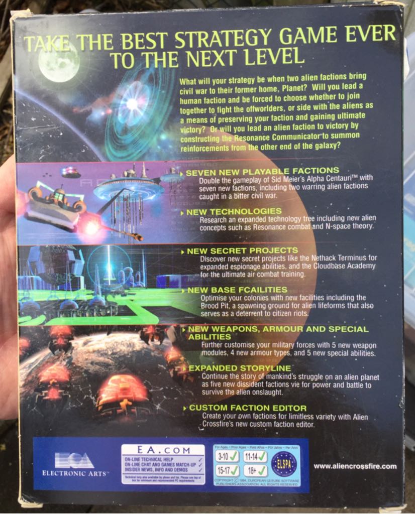 Sid Meier’s Alien Crossfire - PC (Electronic Arts) video game collectible [Barcode 5030930021986] - Main Image 2