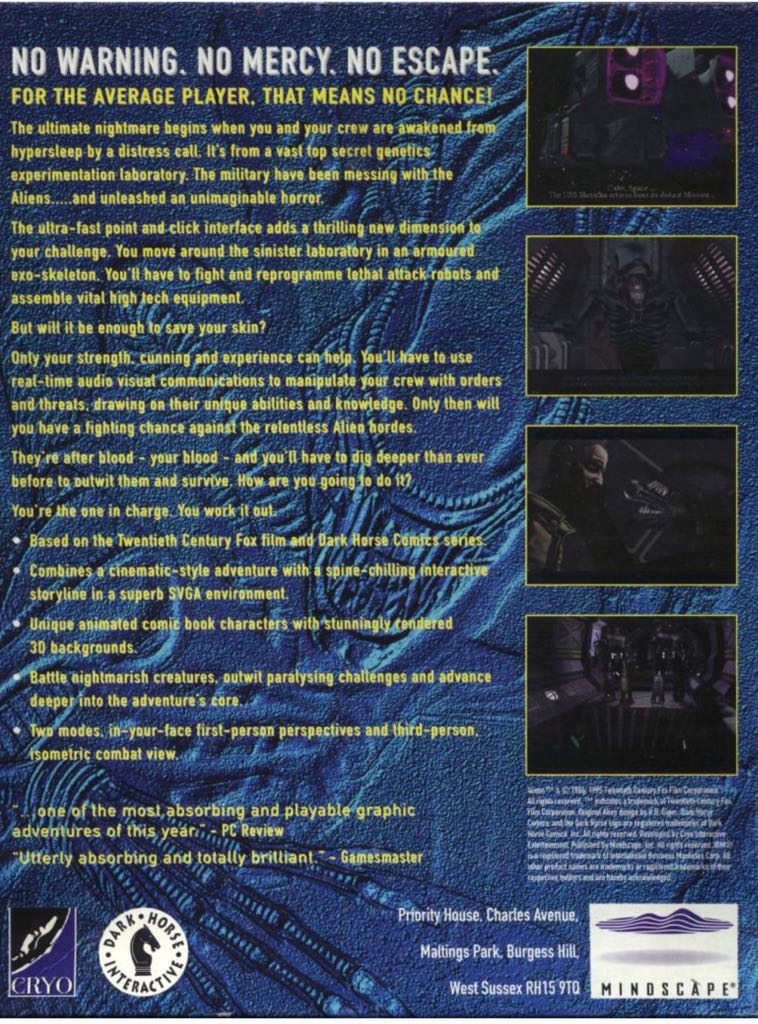 Aliens A Comic Book Adventure - PC video game collectible [Barcode 5018247974225] - Main Image 2