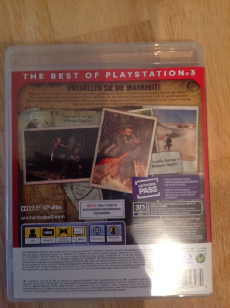 Uncharted 3 - Drake’s Deception - Sony PlayStation 3 (PS3) video game collectible [Barcode 711719256274] - Main Image 2