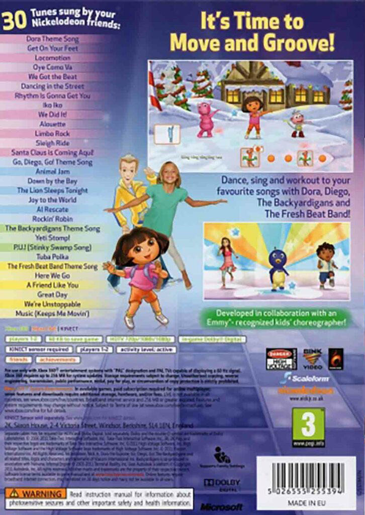 Nickelodeon Dance - Microsoft Xbox 360 (2K Play - 1-2) video game collectible [Barcode 5026555255400] - Main Image 2