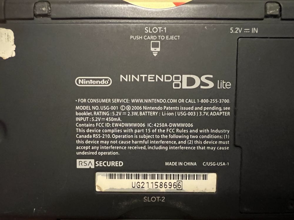 Nintendo DS - Nintendo DS video game collectible - Main Image 3