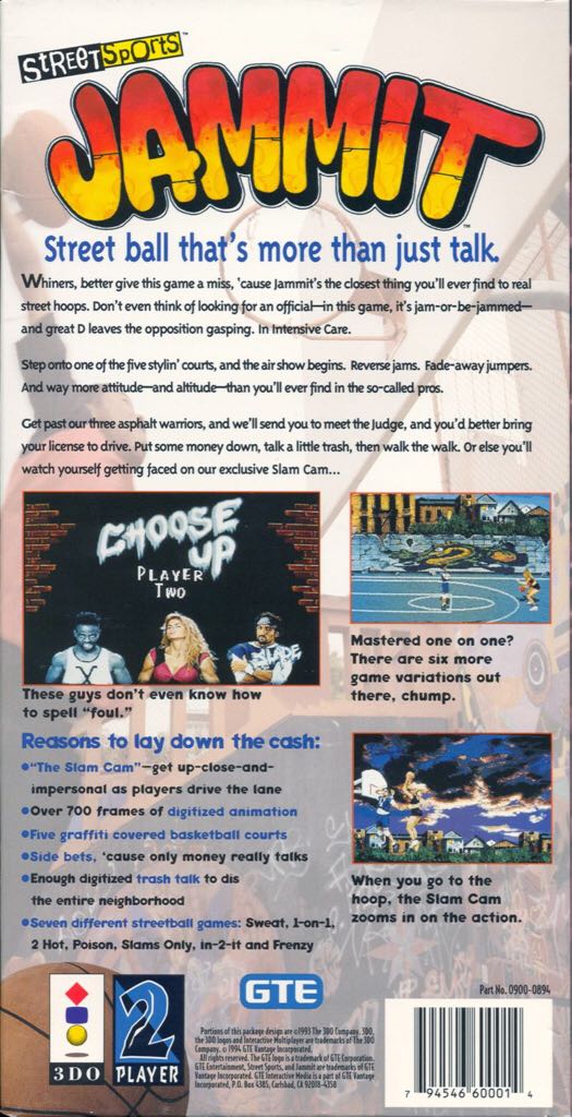 Jammit - 3DO video game collectible - Main Image 2