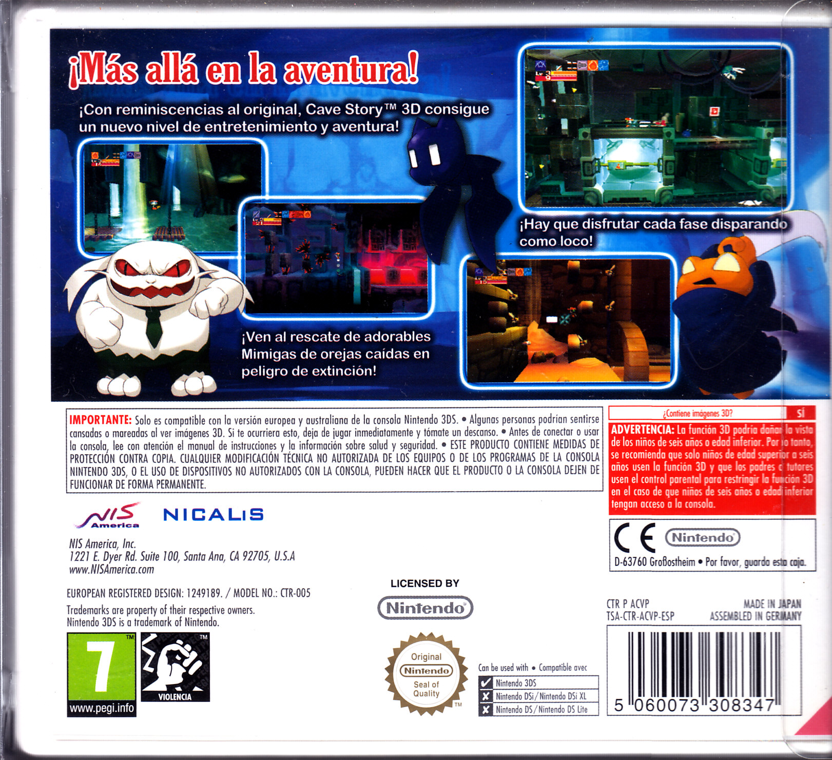 Cave Story 3D - Nintendo 3DS (NIS America) video game collectible [Barcode 5060073308347] - Main Image 2