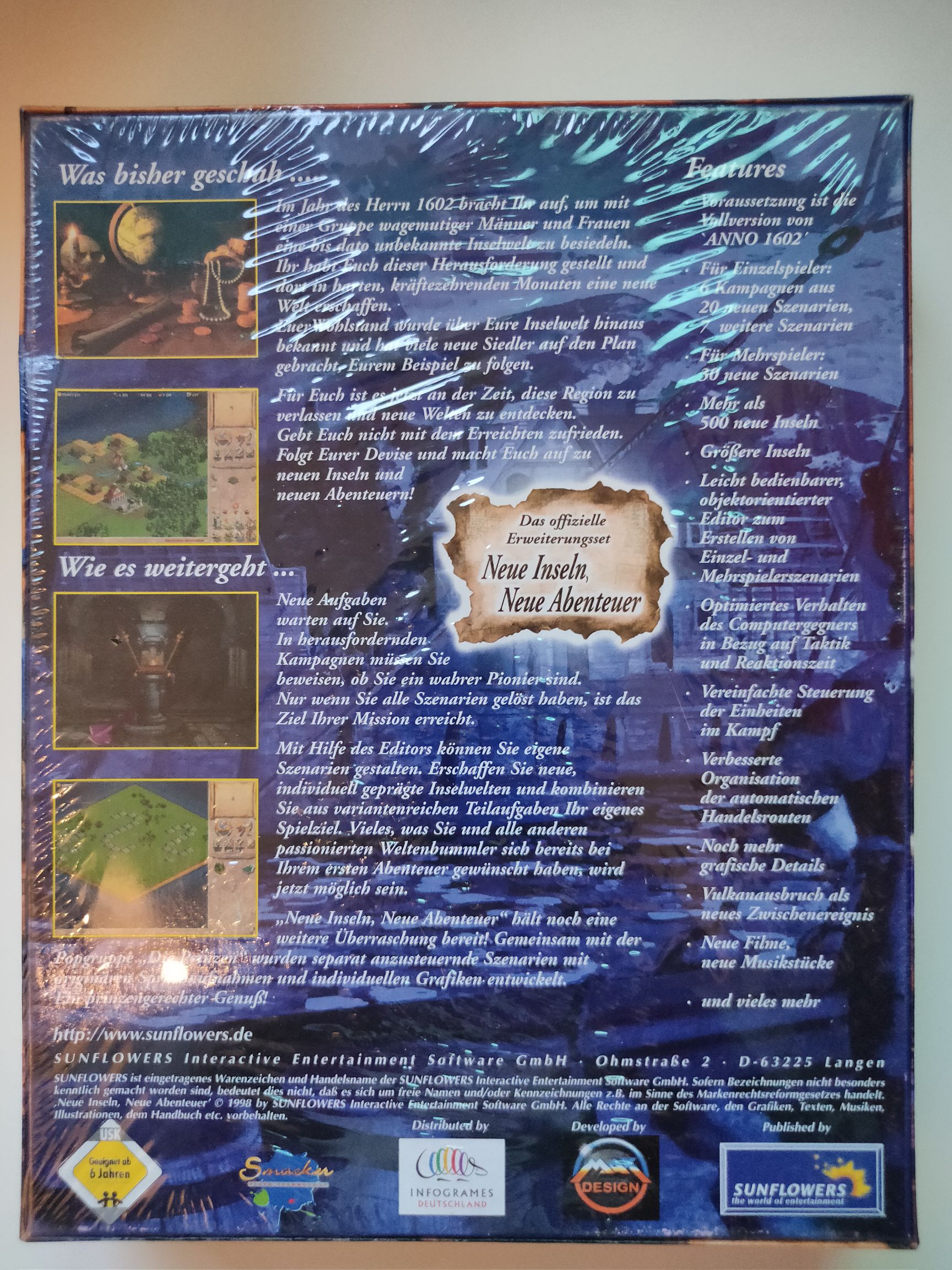 ANNO 1602 - Neue Inseln, Neue Abenteuer - PC (Bomico) video game collectible [Barcode 4018008300547] - Main Image 2