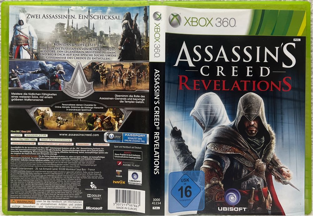 Assassin’s Creed Revelations - Microsoft Xbox 360 (Ubisoft - 8) video game collectible [Barcode 3307215587867] - Main Image 3