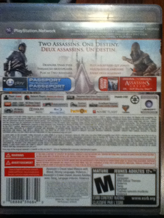 Assassin’s Creed: Revelations - Sony PlayStation 3 (PS3) (Ubisoft - 1) video game collectible [Barcode 41871270] - Main Image 2