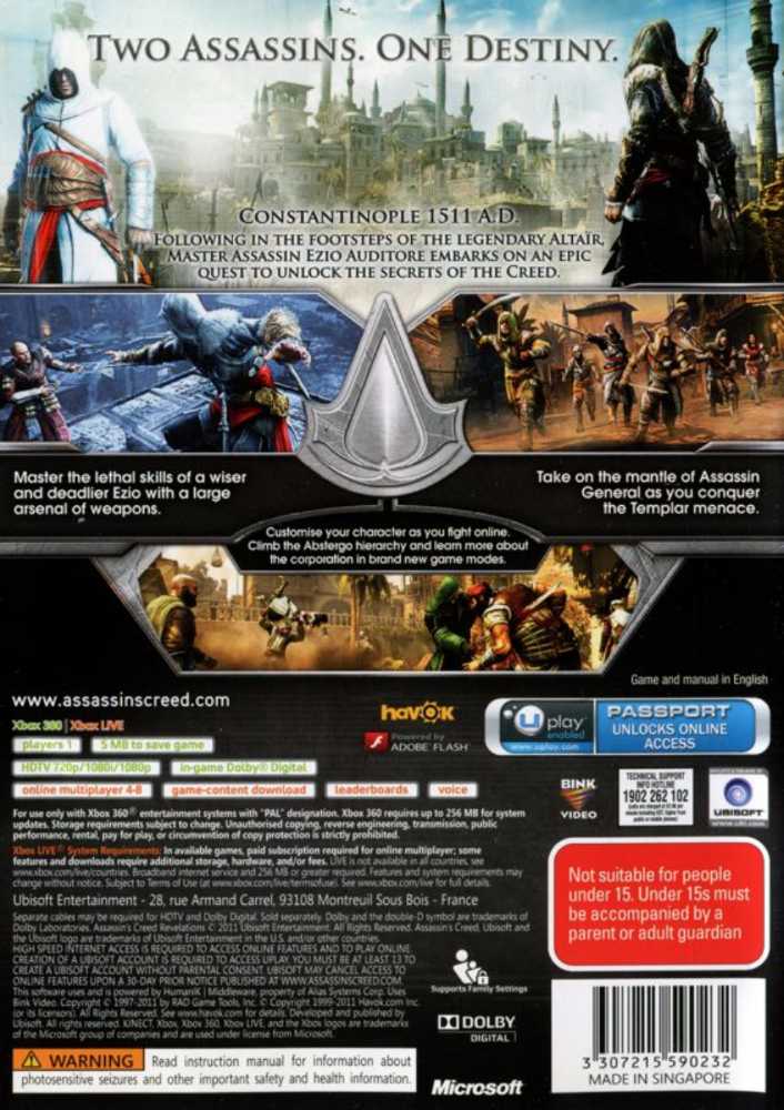 Assassin’s Creed: Revelations - Microsoft Xbox 360 (Ubisoft - 1) video game collectible - Main Image 2