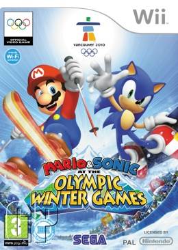 Mario & Sonic At The Olympic Winter Games - Nintendo Wii (Sega - 1-4) video game collectible [Barcode 5055277000920] - Main Image 1
