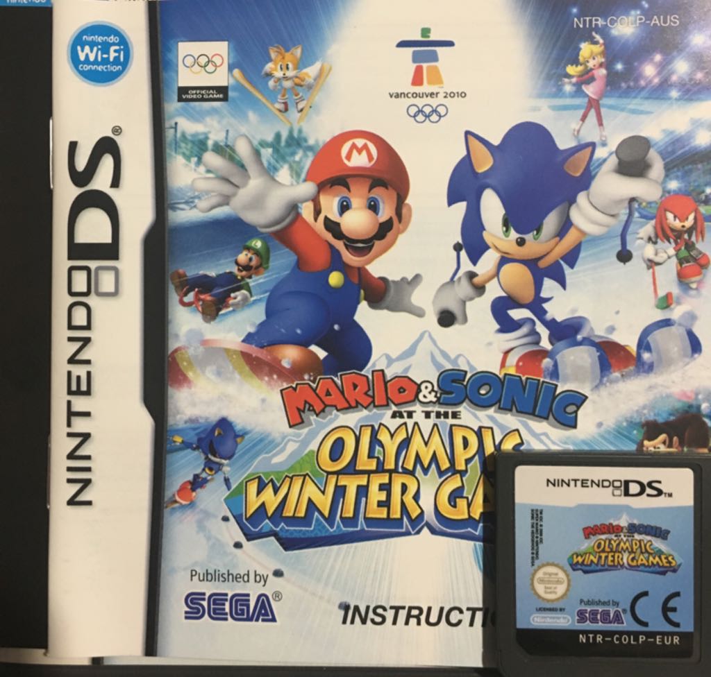 Mario & Sonic: Bei den Olympischen Winterspielen - Nintendo DS (Sega - 1) video game collectible [Barcode 5055277000975] - Main Image 2