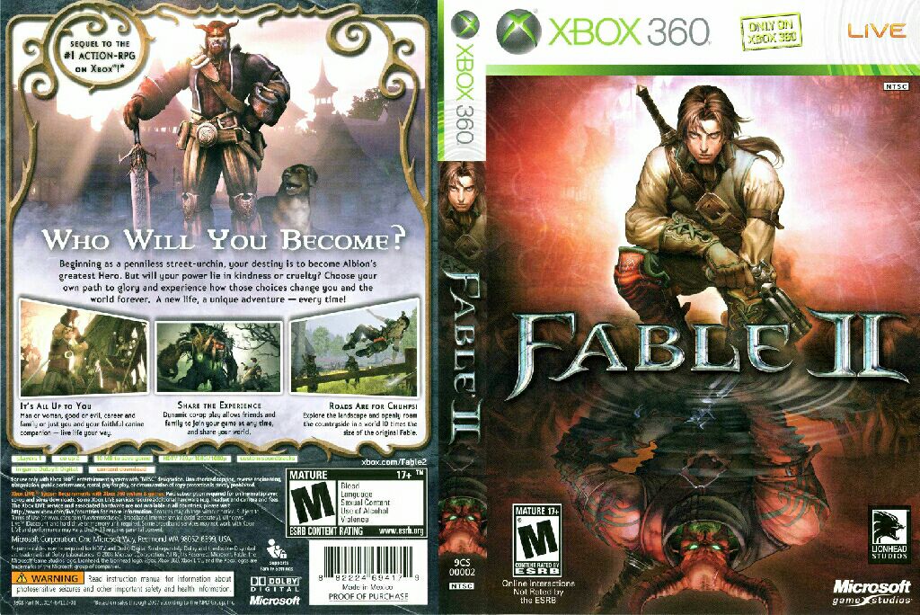 Fable II - Microsoft Xbox 360 video game collectible [Barcode 885370093186] - Main Image 2