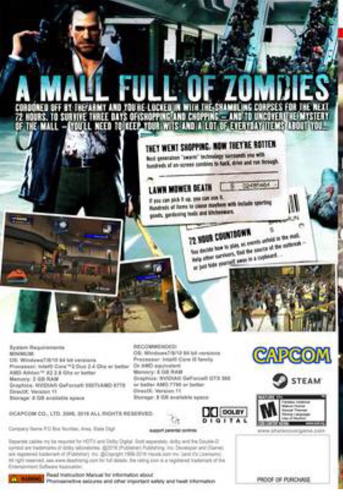 Dead Rising - PC video game collectible [Barcode 5055060965054] - Main Image 2