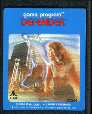 Defender - Atari 2600 (Atari Inc.) video game collectible - Main Image 2
