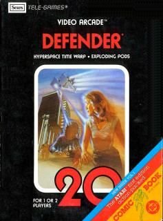 Defender - Atari 2600 (Williams Electronics) video game collectible - Main Image 1