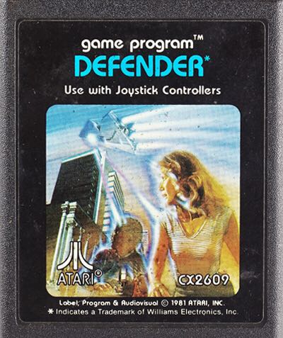 Defender - Atari 2600 (Atari - 2) video game collectible - Main Image 2
