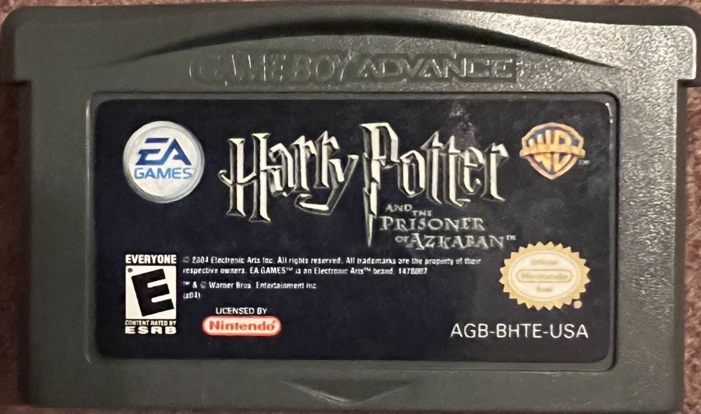 Harry Potter and the Prisoner of Azkaban - Nintendo Game Boy Advance (GBA) ((EA) Electronic Arts - 1) video game collectible [Barcode 0014633147803] - Main Image 3