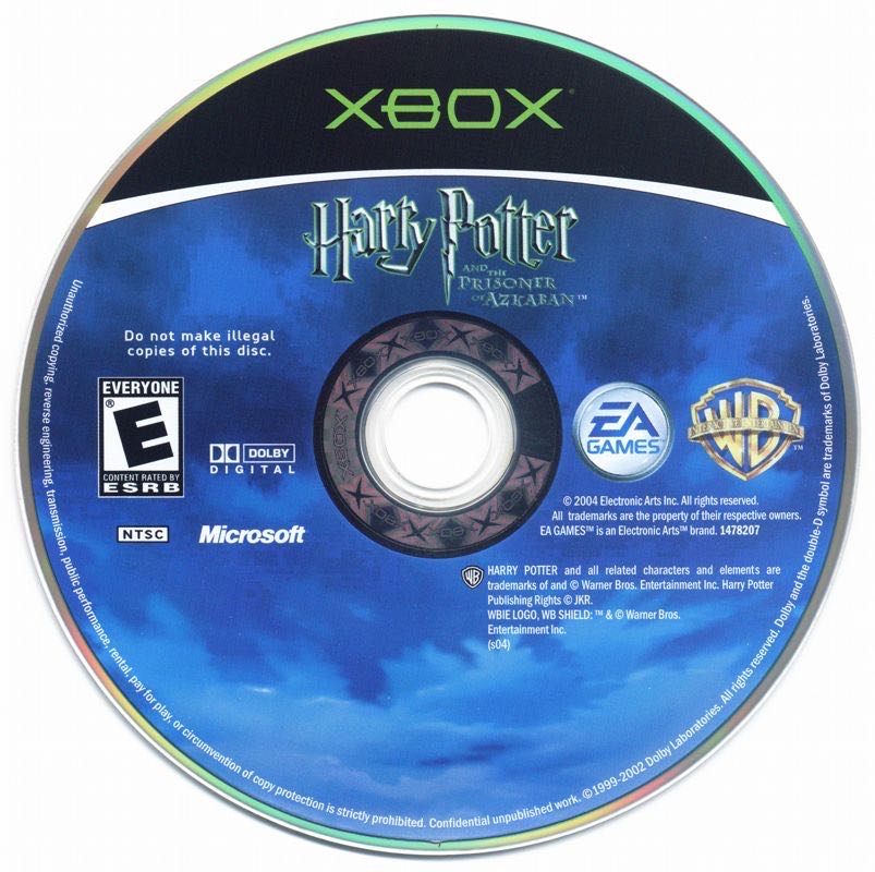 Harry Potter and The Prisoner of Azkaban - Microsoft Xbox (Electronic Arts - 1) video game collectible [Barcode 014633147827] - Main Image 3
