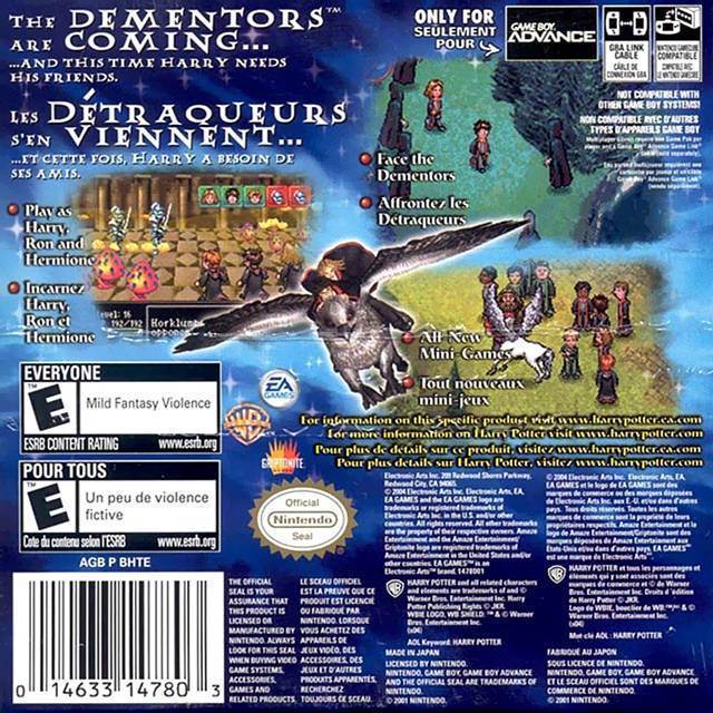 Harry Potter and the Prisoner of Azkaban - Sony PlayStation 2 (PS2) video game collectible [Barcode 5035225038229] - Main Image 2