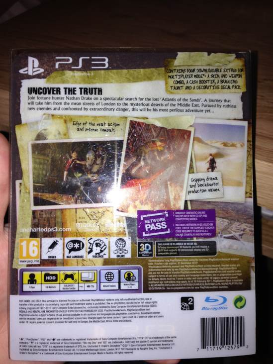 Uncharted 3: Drake’s Deception (Special Edition) - Sony PlayStation 3 (PS3) video game collectible [Barcode 711719125792] - Main Image 2