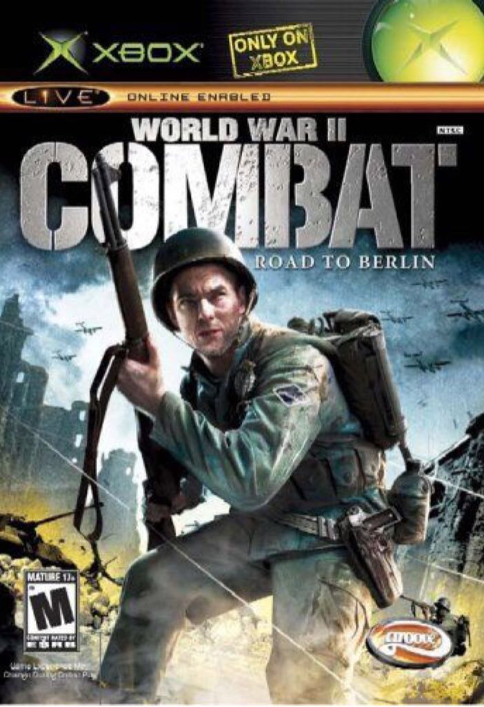 World War II Combat: Road To Berlin - Microsoft Xbox video game collectible - Main Image 1