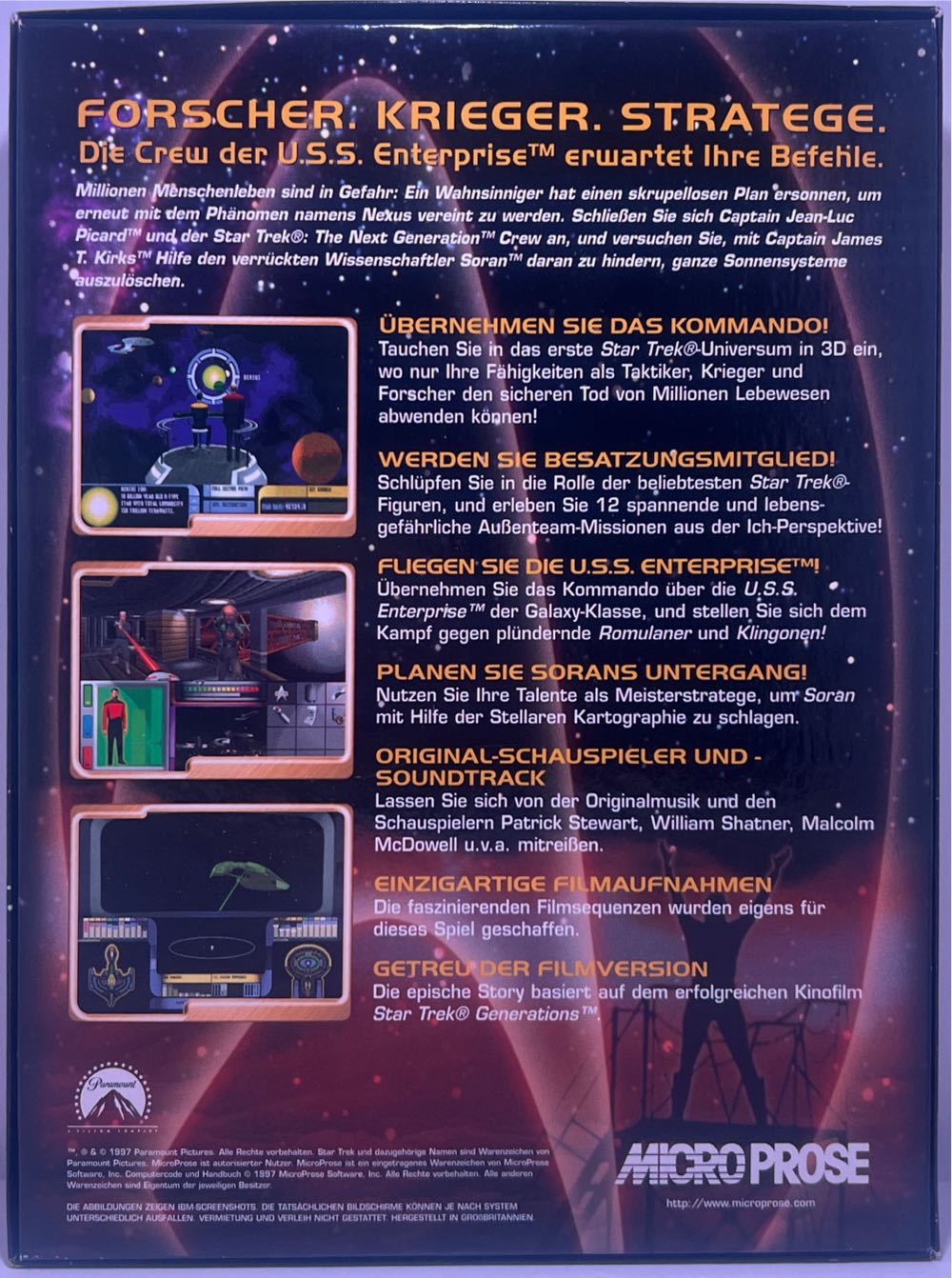 Star Trek Generations - PC video game collectible [Barcode 5015352272314] - Main Image 2