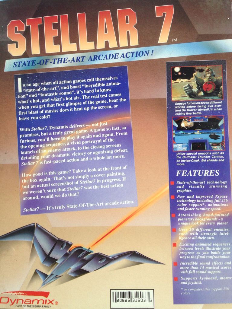 Stellar 7 - PC (Sierra On-Line) video game collectible - Main Image 2