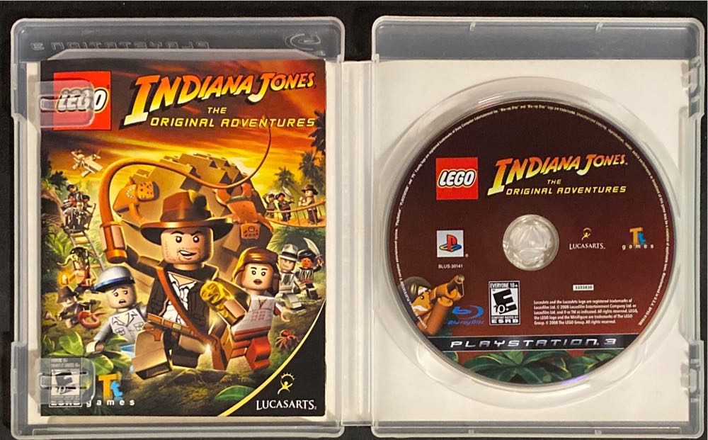 LEGO: Indiana Jones - The Original Adventures - Sony PlayStation 3 (PS3) (LucasArts - 2) video game collectible [Barcode 023272333348] - Main Image 3