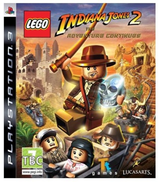 LEGO Indiana Jones 2: The Adventure Continues - Microsoft Xbox 360 (LucasArts - 1-2) video game collectible [Barcode 023272339777] - Main Image 1