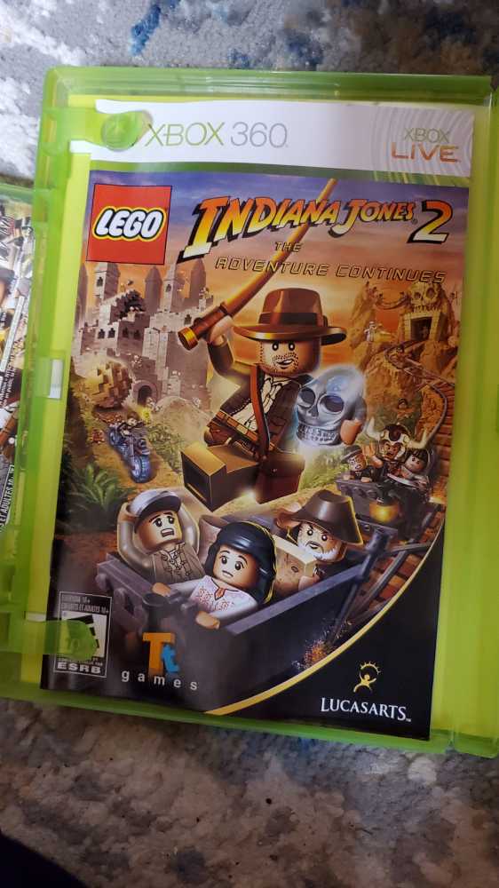 LEGO Indiana Jones 2: The Adventure Continues - Microsoft Xbox 360 (LucasArts - 1-2) video game collectible [Barcode 023272339777] - Main Image 3