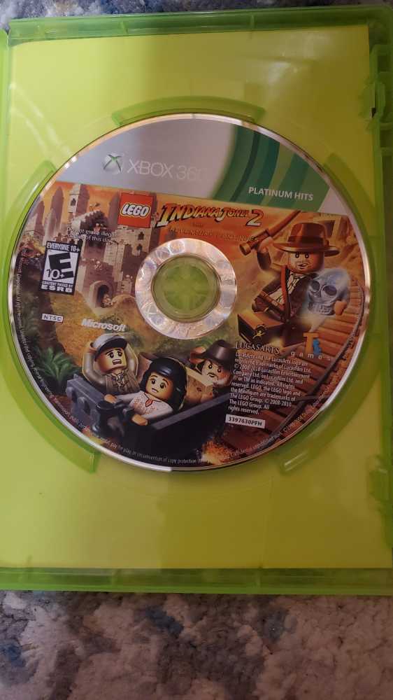 LEGO Indiana Jones 2: The Adventure Continues - Microsoft Xbox 360 (LucasArts - 1-2) video game collectible [Barcode 023272339777] - Main Image 4