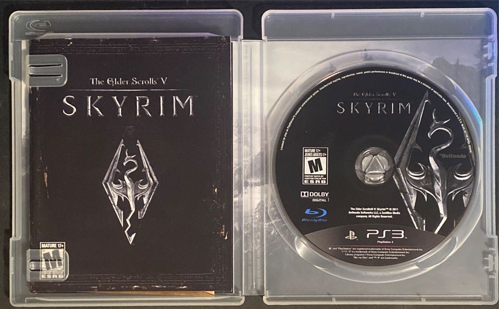 Elder Scrolls V: Skyrim - Sony PlayStation 3 (PS3) (Bethesda Softworks - 1) video game collectible [Barcode 093155117655] - Main Image 3