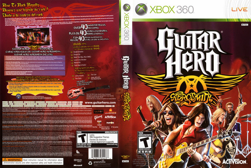 Guitar Hero: Aerosmith - Microsoft Xbox 360 (Activision Blizzard - 2) video game collectible [Barcode 0047875953413] - Main Image 2