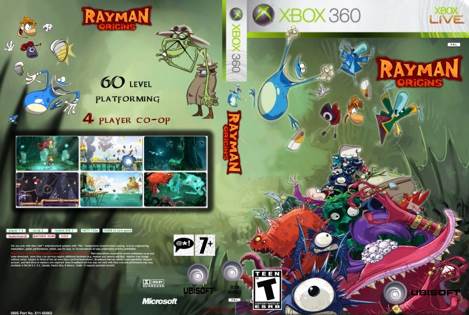 Rayman Origins - Microsoft Xbox 360 (Ubisoft - 4) video game collectible [Barcode 008888526858] - Main Image 2