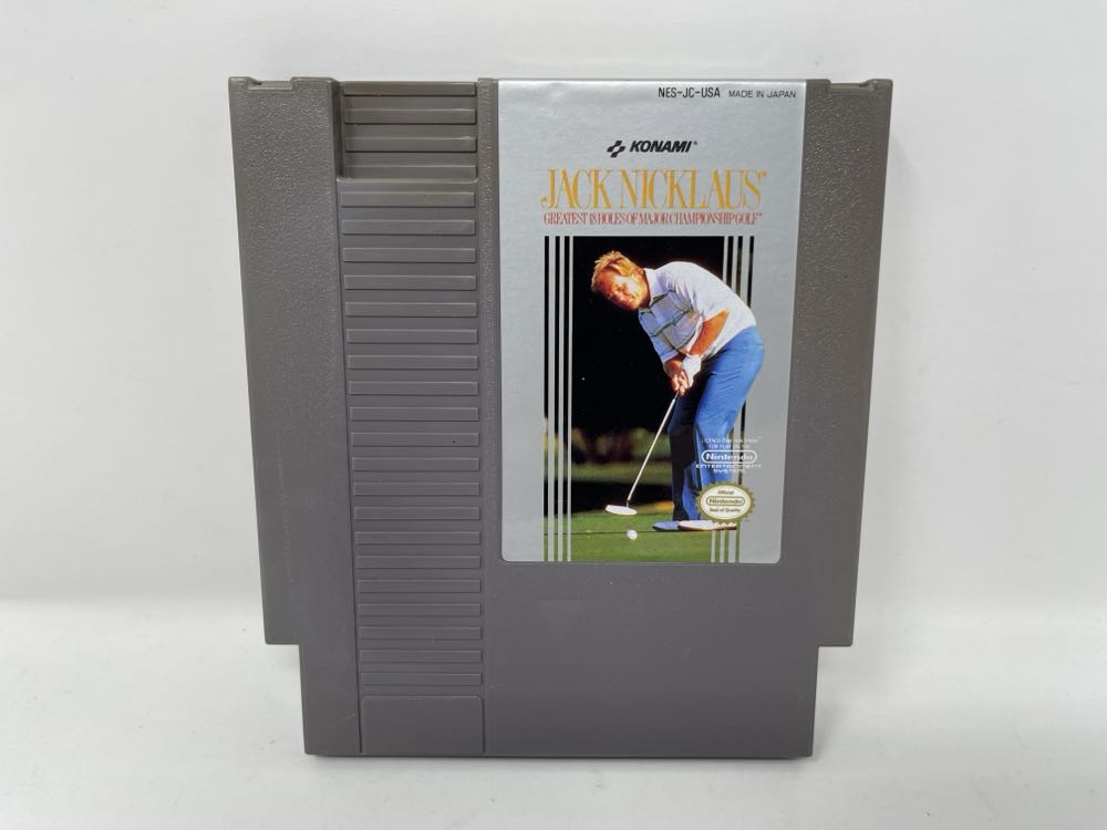 (CIB) Jack Nicklaus’ Greatest 18 Holes Of Major Championship Golf - Nintendo Entertainment System (NES) (Konami - 1) video game collectible [Barcode 083717110170] - Main Image 3