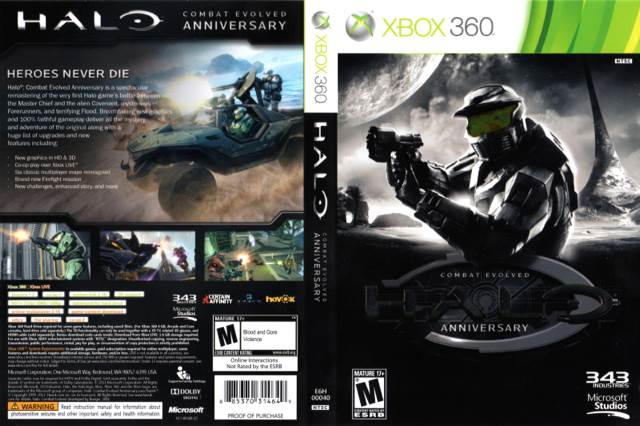 Halo: Combat Evolved Anniversary - Microsoft Xbox 360 (Microsoft - 2) video game collectible [Barcode 885370314656] - Main Image 2