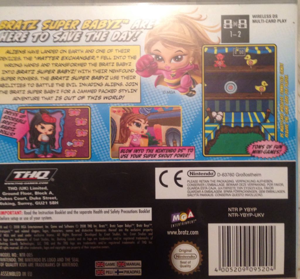 Bratz Super Babyz - Nintendo DS video game collectible [Barcode 4005209095204] - Main Image 2