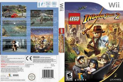 Lego Indiana Jones 2 The Adventure Continues - Nintendo Wii (TT Games - 2) video game collectible [Barcode 5603625258730] - Main Image 2
